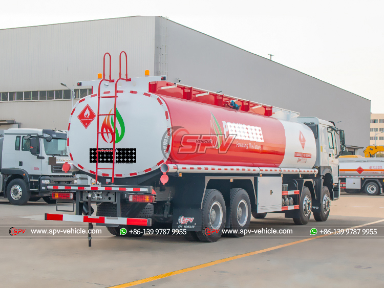 HOWO Petrol Supply Vehicle (30,000 Litres)- Rear Right Side